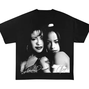 Vintage Selena and Aaliyah Shirt, Aaliyah One in a Million Shirt, Aaliyah Tee, Aaliyah Hiphop Graphic Tee, Selena Shirt