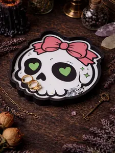 Spooky Skull Trinket Tray – Jewelry & Bead Organizer