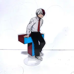 Anime 15CM Figure My Hero Academia Tomura Shigaraki Himiko Toga Dabi Doll Acrylic Stands Model Cosplay Toy for Gift