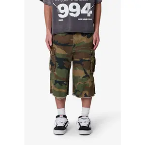 mnml Ultra Baggy Cargo Shorts - Camo