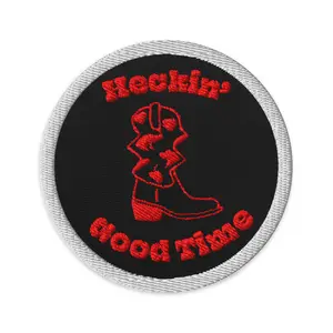 Heckin Good Time Embroidered patches