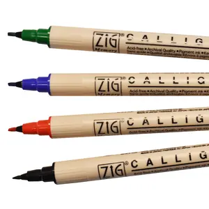 Zig Memory System Calligraphy Marker,  Set of 4
