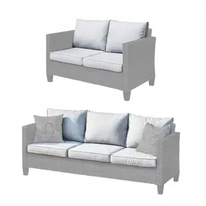 OVIOS New Vultros Series Replacement Cushion Covers for Patio Furniture, Seat & Back Cushion Covers Only, Water-Resistant Outdoor Slipcovers, Please Check Dimensions Before Purchase