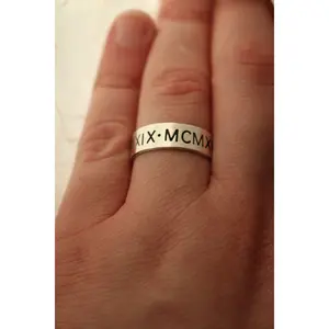 Roman Numeral Ring