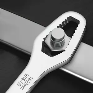 1pc Dual Head Star Wrench Multi-Functional Anti-Slip Adjustable Eyebolt Spanner Home Auto Repair Manual Tool All-Purpose Wrench Multifunctional Wrench