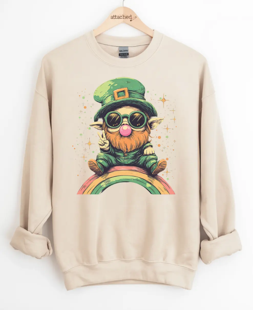 Trendy Leprechaun Graphic Top Trendy Leprechaun Graphic Top