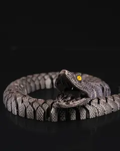 Venom Viper 3D Articulated Viper Fidget Toy - Color Variations, Flexible, Movable Joints, Portable, Ideal for Stress Relief & Sensory Play