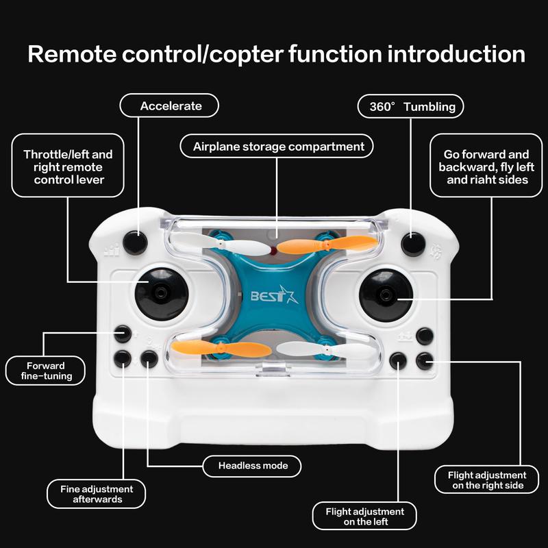 Drone Mini Remote Control Aircraft New Children's Toy Micro Aircraft Fixed Height Quadcopter Electronic Gadget