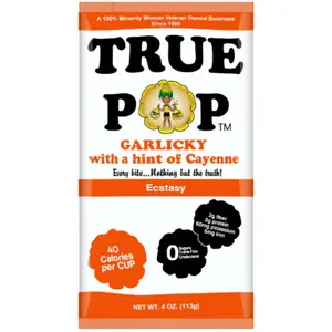 True Pop Popcorn Ecstasy: Garlicky with a Hint of Cayenne