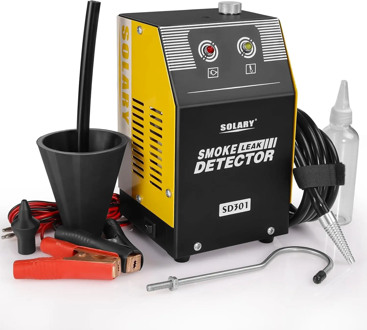 Automotive Smoke Machine Leak Detector - 12V DC EVAP Vacuum Diagnostic Tester for Pipe System