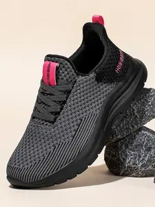 HOBIBEAR Women's Activecushion Walking Shoes, Breathable Non-Slip Tennis Gym Sneakers, Athletic Running Shoes for Running and Cross Training, Comfortable Exercise Footwear