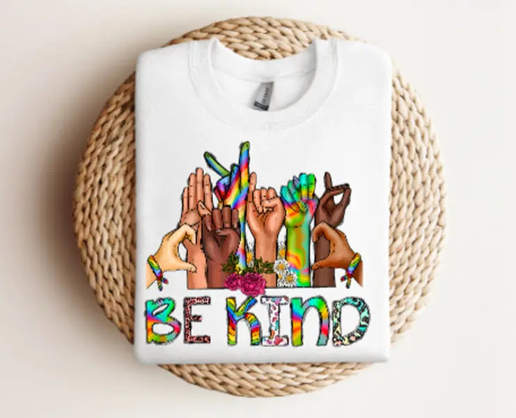Be Kind Mental Health Awareness DTF Transfers