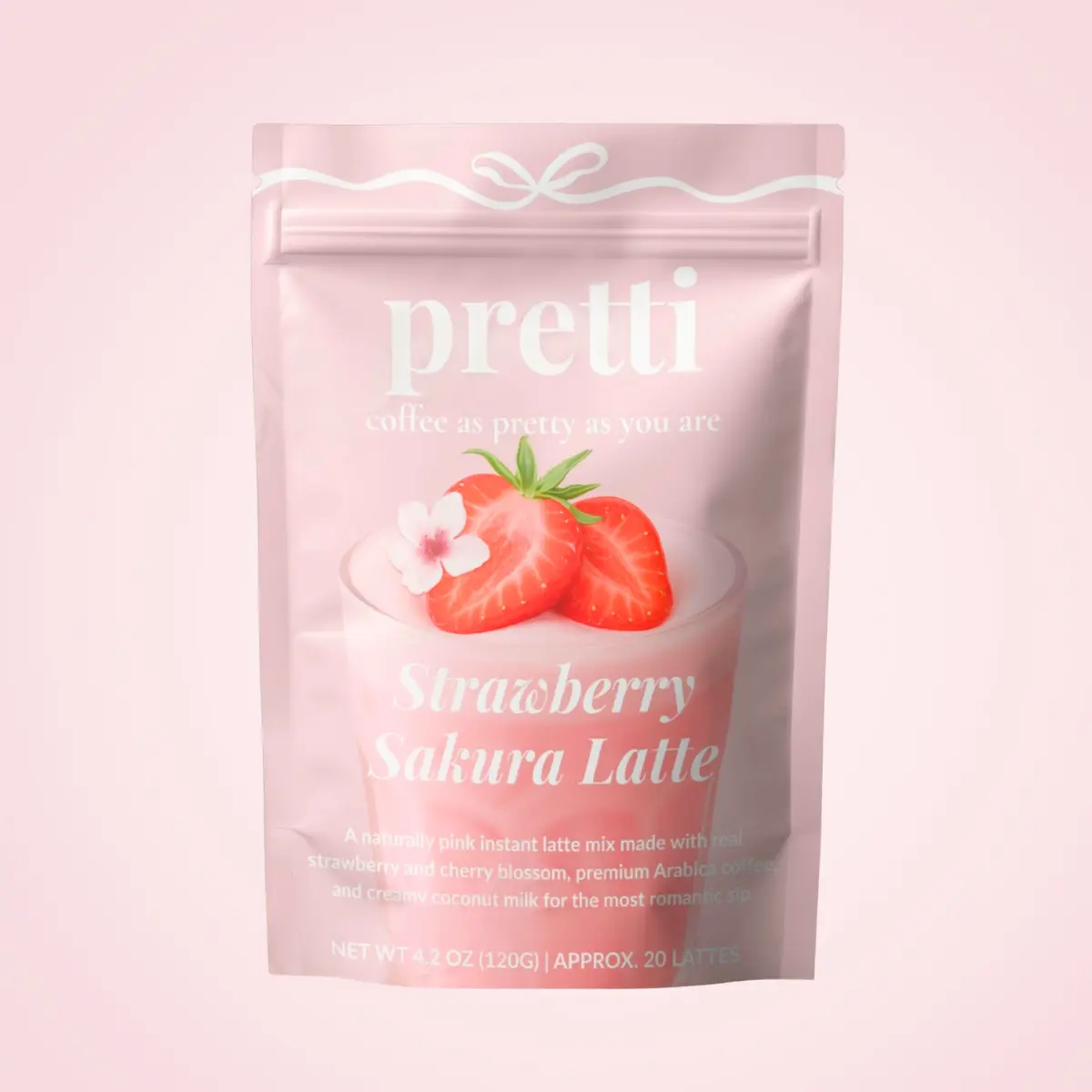 Pretti Pink Strawberry Sakura Latte