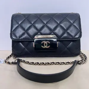 Pre-owned CHANEL Matelasse Chain Shoulder Bag Black |19875016 WWL HD
