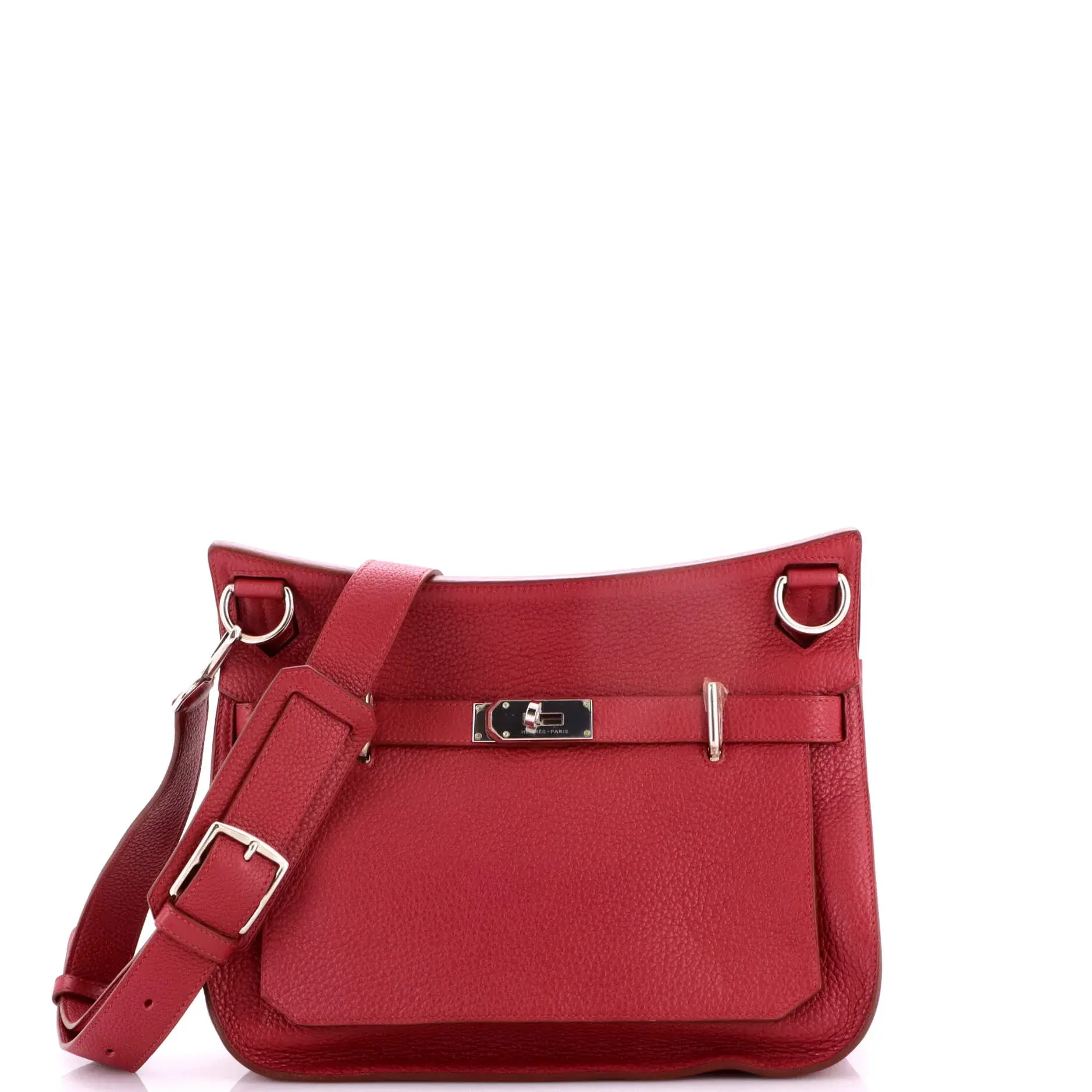 Pre-owned HERMÈS material Messenger Bags Hermes Jypsiere Bag Clemence 31 by Rebag