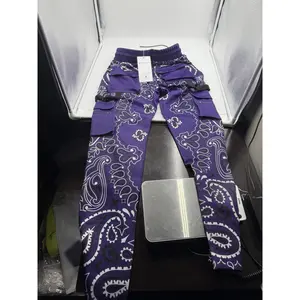 Men's Guapi Designer Purple Sporty Joggers - Size 34, Limited Edition (1 of 100)