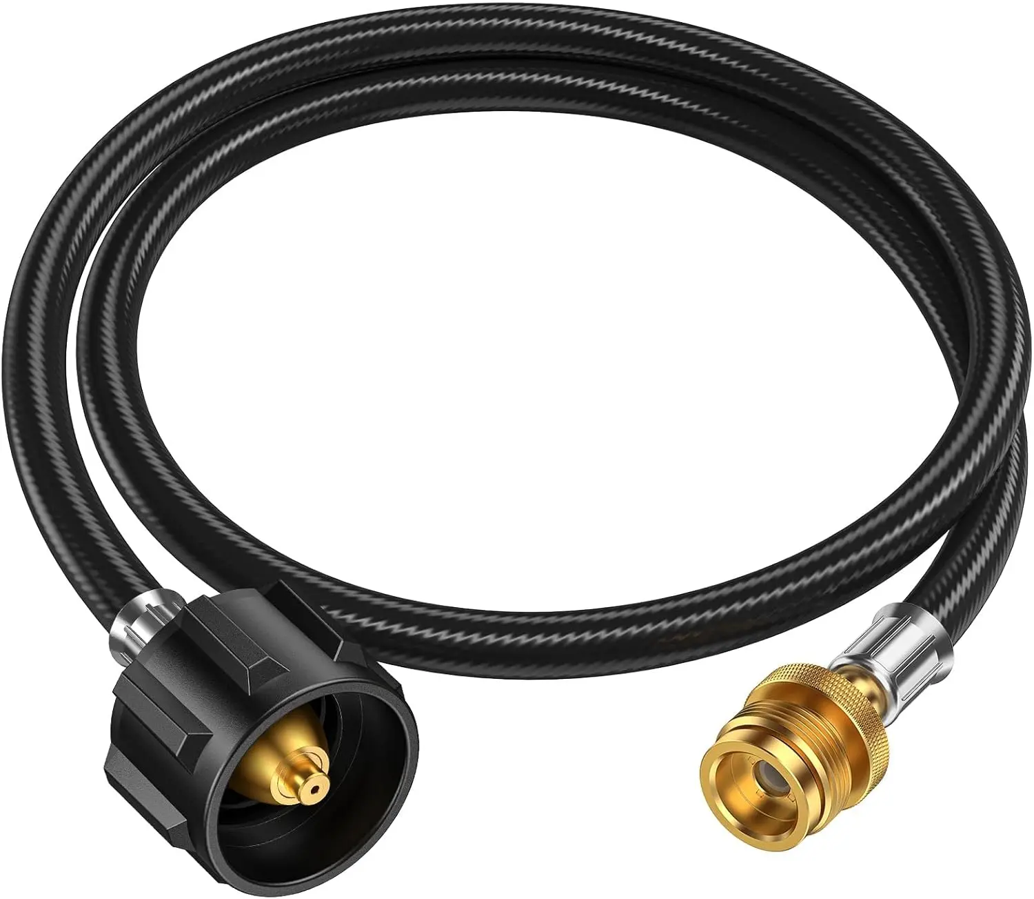 4 Feet Propane Hose Adapter 1lb to 20lb, Propane Tank Hose fit for Weber/Coleman/Blackstone Grill, Buddy Heater, Camp Stove