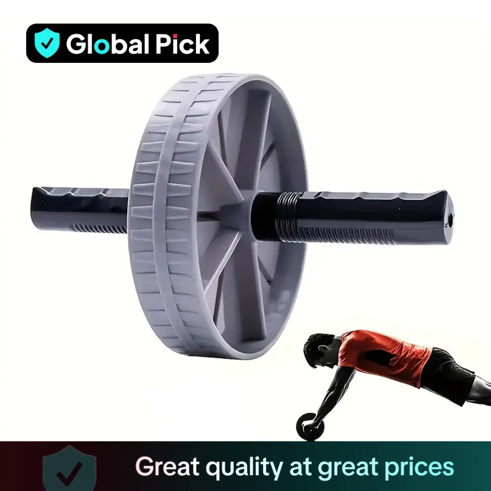 Abdominal Wheel, 1 Set Abdominal Muscle Training Tool, LINGPENG Silent Abdominal Wheel, Fitness Equipment for Home Gym