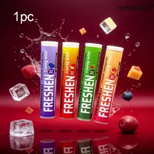 1pc Fruit Flavor Toothpicks, Fresh Air, Portable, Essential for Daily Travel and Home Use, Watermelon/berry/apple/peach Taste