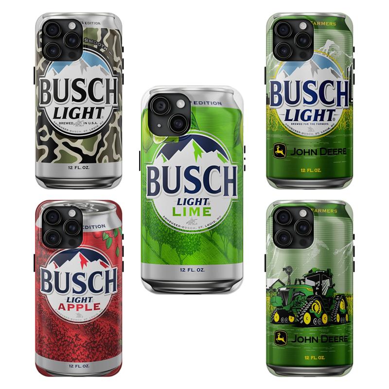 Busch Light Tough Phone Case, Lime, camo, peach, John Dere case, iP 16 ...