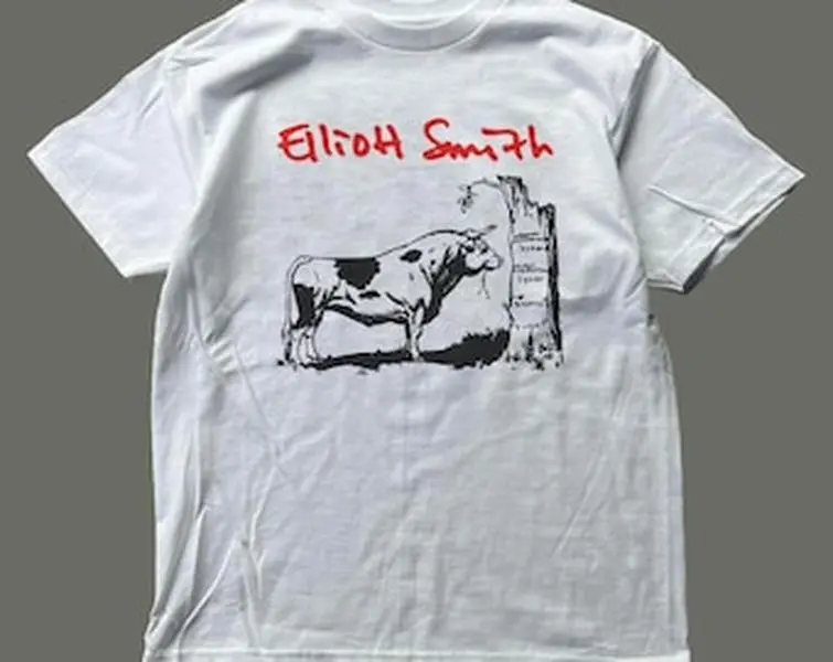 Elliott Smith White Unisex Graphic T-Shirt