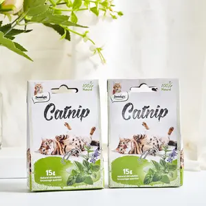 Catnip for Cats & Kittens, Leavest, Flower & Stem Blend, 100% Natura & Chemical Free, Non-Addictive, 15g/Pack, 30g/2 Packs