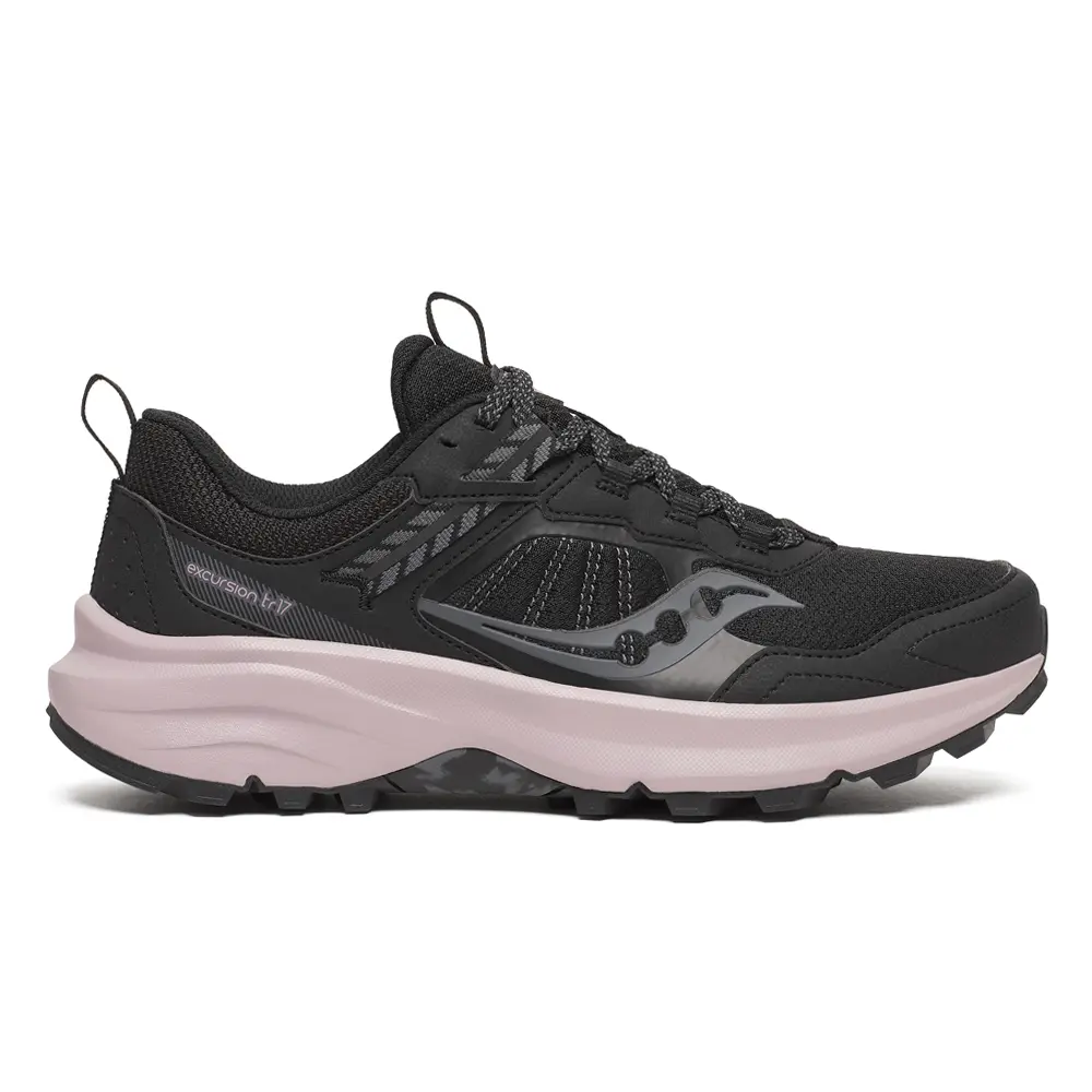 Saucony Womens Excursion Tr17 Running Sneakers Shoes - Black