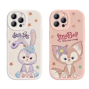 Disney StellaLou Lina Belle Mobile Phone Case with Adorable Bunny & Fox Designs for Kids and Collectors Fun Playful Accessory