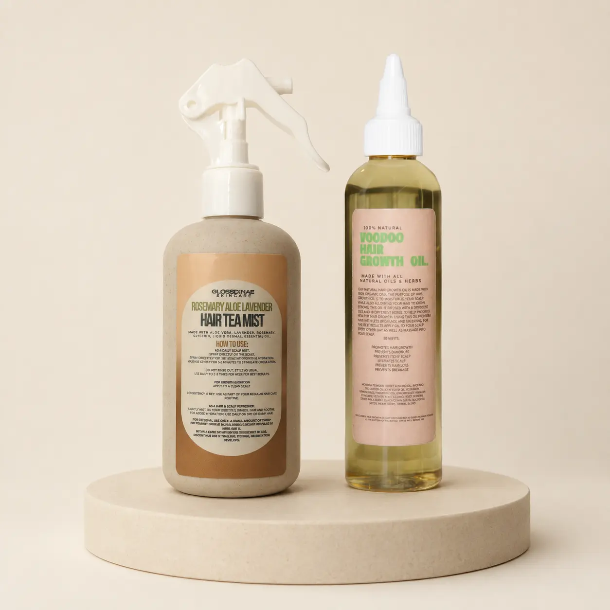 The Starter Bundle: Voodoo Hair Growth Oil+ Hair Tea Mist The Starter Bundle: Voodoo Hair Growth Oil+ Hair Tea Mist