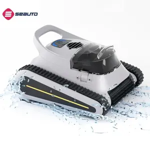SEAUTO Crab Robotic Pool Vacuum,Wall-Climbing Robot, Automatic Pool Cleaner,Suitable for Walls and Floors of 1614 Square Feet Pool