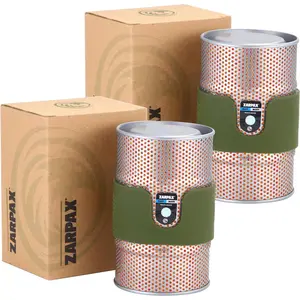 7oz Reusable Silica Gel Desiccant Canisters 2 Pack Gun Safe Dehumidifier Moisture Absorber for Safe Ammo Boxes Humidity Control