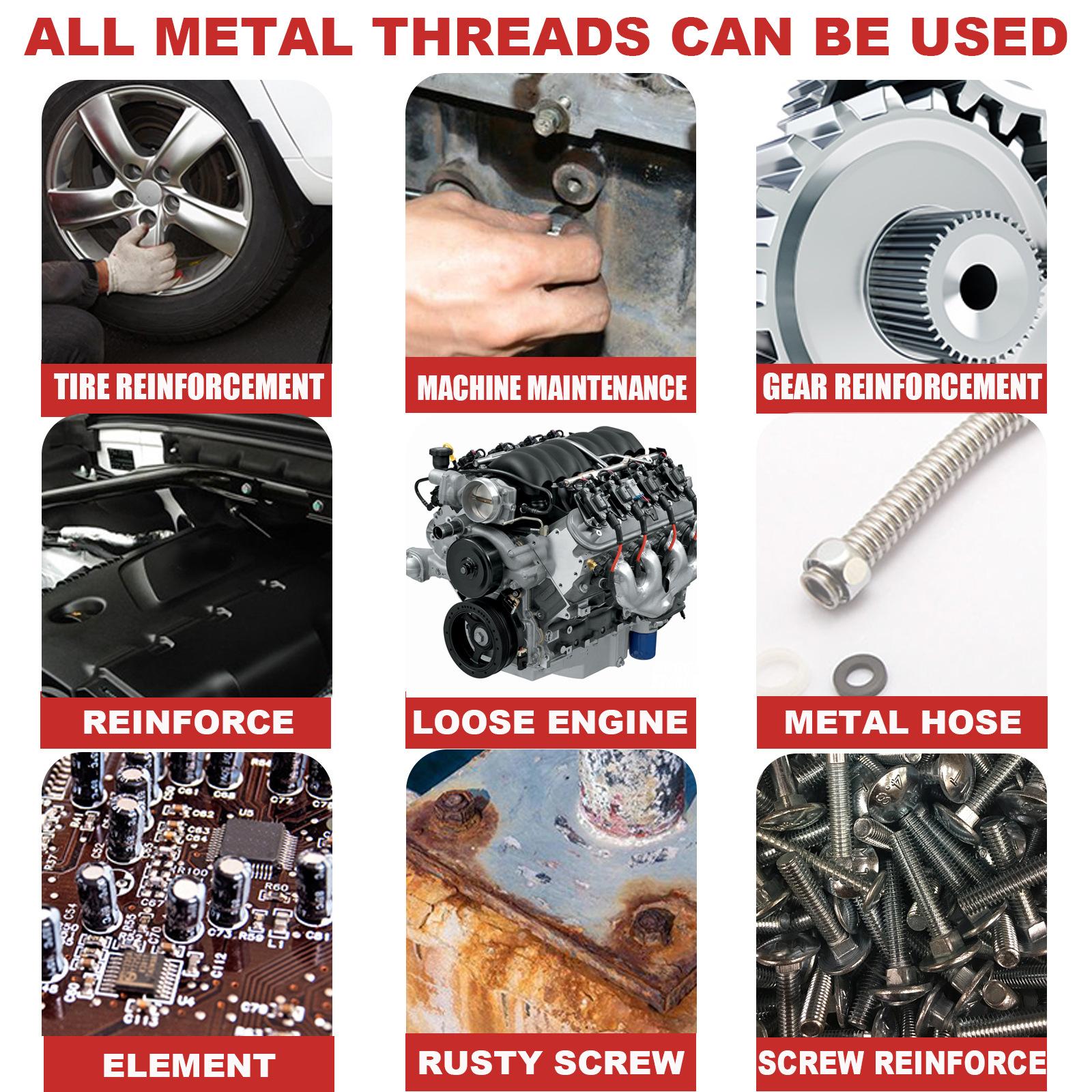 Jue-Fish Thread Sealant – Liquid PTFE Thread Locker, Anaerobic Pipe Thread Sealant, Anti-Loosening & Leak-Proof Adhesive