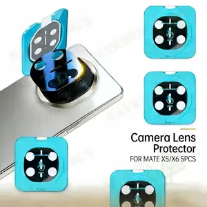 KAYKWONG'S 5 PCS Camera Lens Screen Protector Cover Kit For Huawei Mate X5/X6/X6 Classic Edition, Auto Alignment Installation, Bubble-Free, High Clarity & Touch Sensitivity