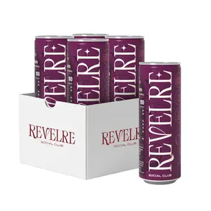 Revelre Cosmic Cola Functional Social Tonic with Ketones & Adaptogens - Mindful Blend for Focus & Calm - Non-Alcoholic Energy Boost Beverage - 12 oz (4 Pack)