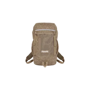 Supreme Logo Backpack "FW24 - Tan Raindrop" SU25622