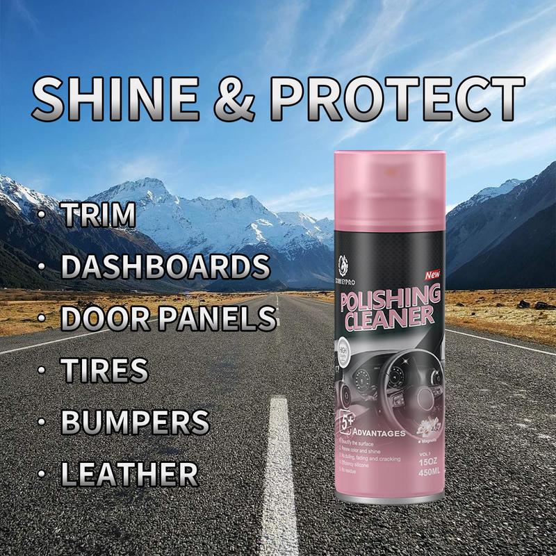 DONKEYPRO Car Care Detailer Waterless Spray Wax for Plastic Rubber Leather Clean Quick Detailer 450ml Glossy Interior & Exterior Protection
