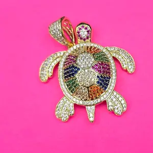 Dije Tortuga Multicolor