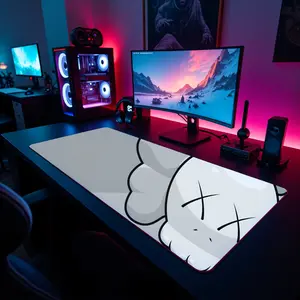 Custom Hypebeast Cartoon Figure Extra Large Desk Mat Keyboard Mouse Pad | E-Sports Desk Mat | Desk Decor for Gamers | Boys' Rooms Gift large mousepad