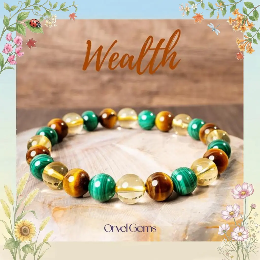 Money Magnet Crystals Bracelet | Spiritual Jewelry Healing Crystals 8mm Beads - Perfect for Men, Women, Couples, and Friends | Ideal for Daily Wear, Meditation, Gift