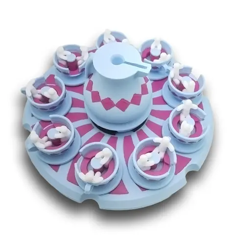 3D Tea Cup Ride Handheld Zoetrope — Please Read Product Details Before Ordering