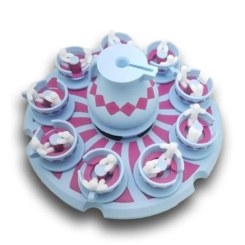 3D Tea Cup Ride Handheld Zoetrope — Please Read Product Details Before Ordering