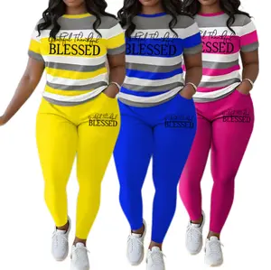 Plus Size Summer Outfits 2025 - Soft Breathable Striped Tee & High-Waisted Lounge Set | Curvy Girl Curve Love | Stretchy Comfort Fit Body Positivity | Trendy Cozy Casual Wear