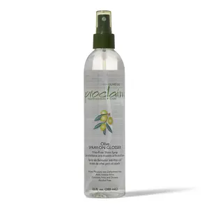 Proclaim Olive Spray On Glosser, Detangling, Smoothing, Antifrizz, Relaxed or Permed Hair, Paraben free, Sulfate Free, Enhances Color