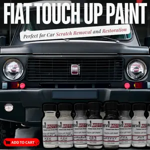 ReveMoto - Fiat Automotive Touch Up Paint for Cars - Perfect Color Match for Scratch Removal and Restoration