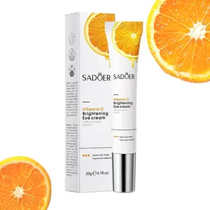 SADOER Vitamin C Brightening Eye Cream - 20g Essential Nutrient Support for Eye Health & Clarity - Natural Eye Care Treatment