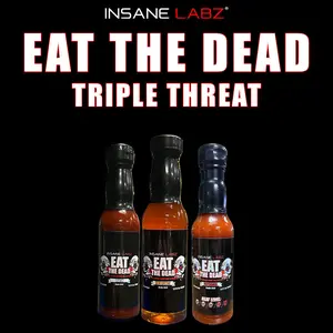 Eat the Dead TRIPLE THREAT Hot Sauce Variety Pack