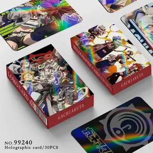 30 Pcs/Set GACHIAKUTA Laser Lomo Cards HD Photocards Comic Characters Cosplay Gift Set