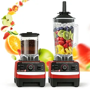 Large 68 oz cup, 2-in-1 cold blender and dry grain grinder, 200 W motor at 22,000 RPM, no-load operation; multi-purpose for making smoothies, fruit juice, and dry grain powder for home cooking.