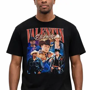 Valentín Elizalde Vintage Shirt Corridos Legend Regional Mexican Music Bootleg Style Retro Graphic Tee