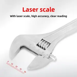 Donggong Taishan Adjustable Wrench Multi-Function 12inch Industrial Grade Pipe Wrench Universal Manual Flexible Turbo Wrench